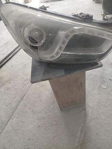 Кузовные детали: Правая, Ближний, дальний свет, Hyundai, Оригинал, Б/у — 3
