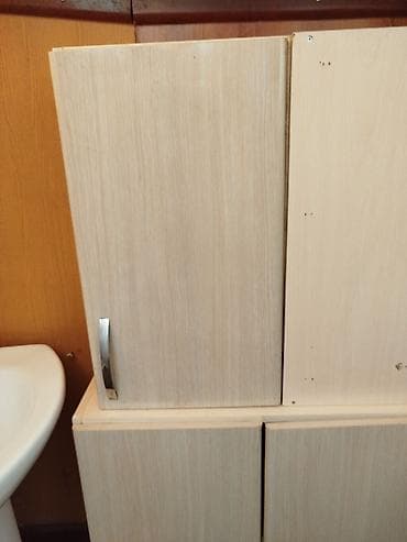 Açıq ağac rəngli modulyar şkaf dəsti - Material: laminat/LDSP panel - — 2