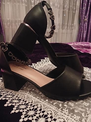 Qadın dəri sandaletlər – Aylin Style of Turkey - Rəng: qara - Model — 6