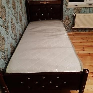 Новый, Односпальная кровать, Без подьемного механизма, С матрасом, Без выдвижных ящиков, Азербайджан — 9