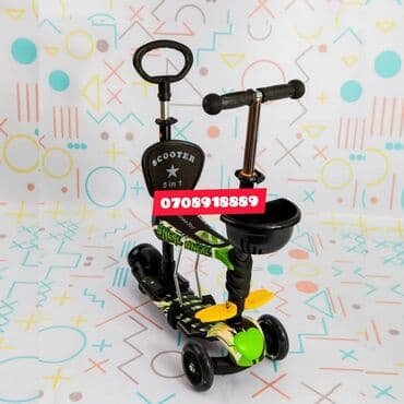 7 yaş: 5 in 1 Scooter😍 Bu transformer model, 1 yaşdan 7 yaşa qədər uşaqlar — 1
