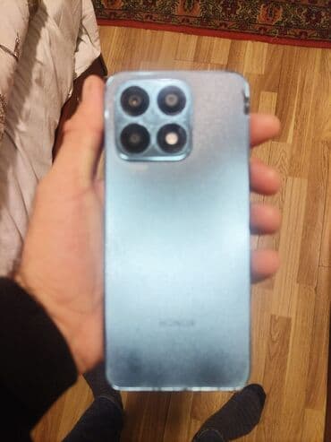 чехол на телефон fly fs458 stratus 7: Honor X8a, 128 ГБ, цвет - Синий, Отпечаток пальца — 2