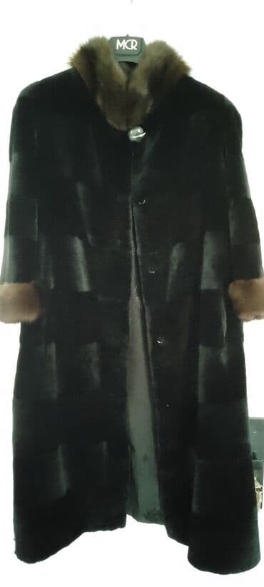 Пиджаки: Шуба, 2XL, цвет - Черный — 1