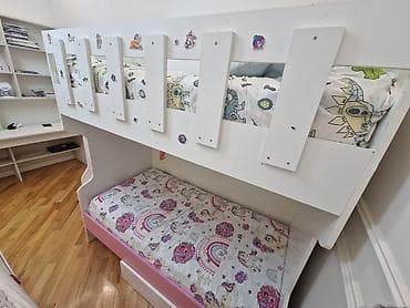 tekstil: Oğlan və qız üçün, İşlənmiş, Çarpayı, Matras ilə, Siyirməli, Laminat — 2