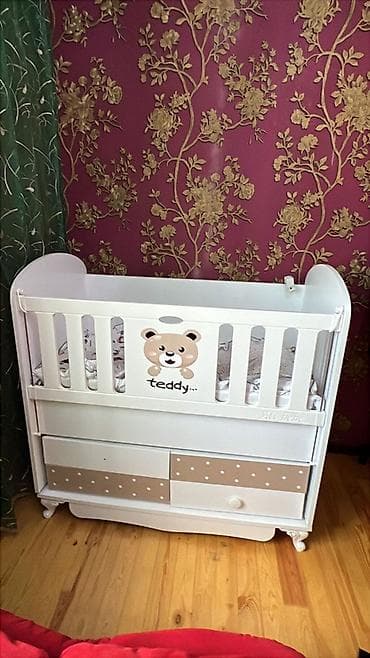 döşey: Oğlan və qız üçün, Dördbucaq, Beşik, Dəstsiz, Matras ilə, Yellənmə mexanizmsiz — 3