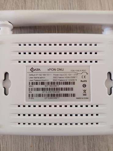 fiber: Fiber Optik Modem İşləkdir Adapter Verilir — 2