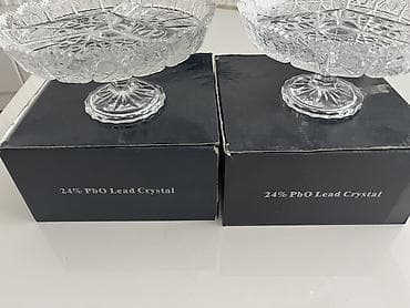 Məhsul: 24% PbO Lead Crystal şirniyyat/qəlyanaltı qabları (2 ədəd) — 2