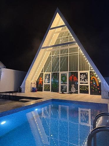 ipoteka evler gence: A‑Frame tipli modern istirahət evi - Memarlıq: Üçbucaq formalı — 3