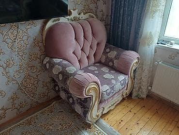 klassik divanlar: Klassik divan, 2 kreslo, Bazasız, Açılmayan — 2