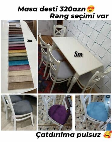 mətbəx ucun divan: ✔️Sifarişlə✔️ *✔️Kuxna üçün dest 1 masa 2 stul künc divan dəsti✨✨* ✔️ — 3