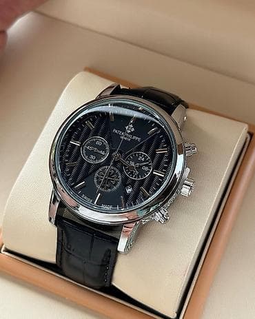 kişi aksessuarları: Yeni, Qol saatı, Patek Phillipe, rəng - Qara — 1