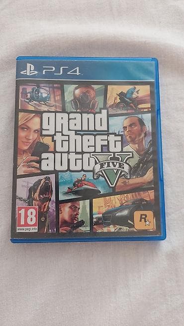 işlemiş mebeler: Playstation 4 diski gta 5 nöqtə cızığı yoxdu az işlənilib — 1