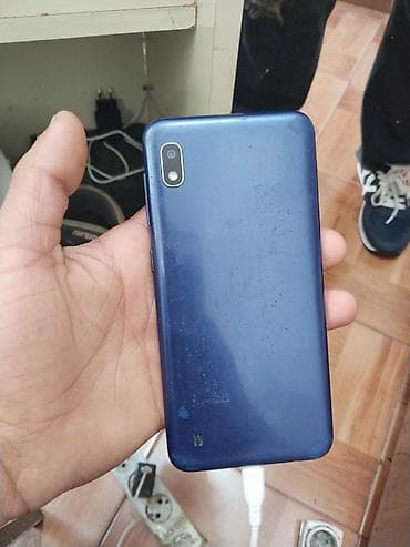 ses ucaldıcı: Samsung Galaxy A10, rəng - Mavi, Qırıq — 2