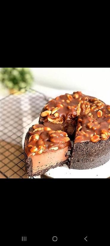 balaca tort: Ev istehsalı desertlər - Çizkeik: Kərə yağı ilə hazırlanmış — 2