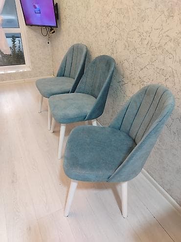 Mebel: Qonaq otağı üçün, Yeni, Qatlanmayan, rəng - Göy Stul — 3