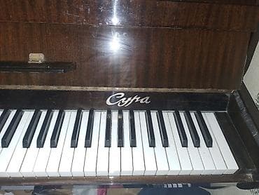 Сура pianino işlənmiş - Korpus: tünd qəhvəyi, parlaq lak örtük - -