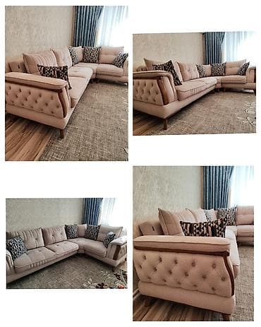 Künc divan, İşlənmiş, Açılan, Bazasız, Çatdırılma yoxdur