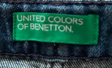 salvarlar ve koftalar: Cins şalvar, Qız üçün, 10 - 12 yaş, Benetton — 4