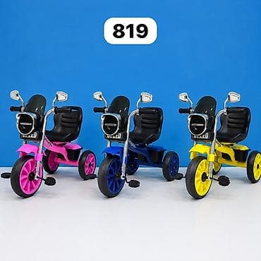 oyuncaql: Uşaq üçtəkərli velosiped – model 819 - Dizayn: Moto-üslublu qabaq — 4