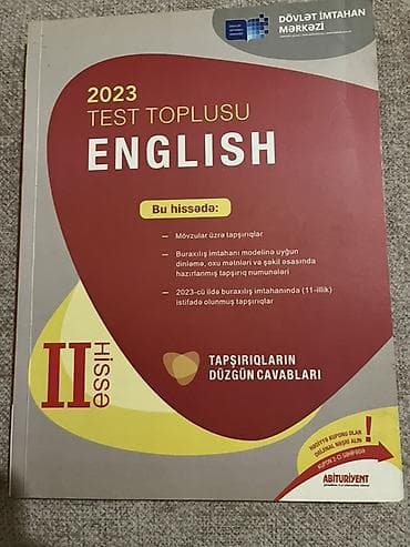 Məhsul: 2023 Test Toplusu – English (II hissə) Xüsusiyyətlər: - — 1