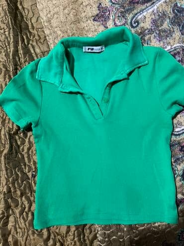 toxunma papaq: Polo köynək, S, rəng - Yaşıl — 1