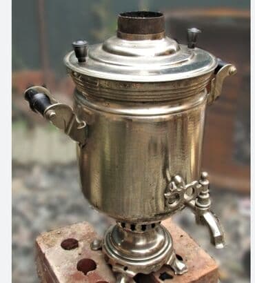 samovar qədimi: Б/у Дровяной Самовар, 3 л, Платная доставка — 1