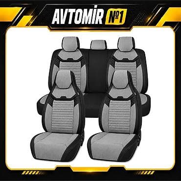 afdamabiler: Universal avtomobil oturacaq üzlüyü – boz dəri və kətan Avtomobil — 1