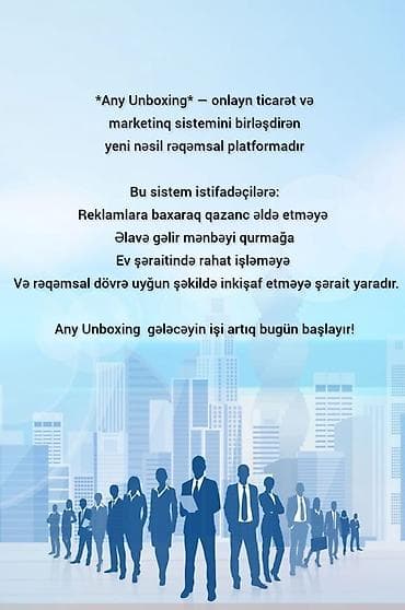 Marketoloq tələb olunur, İstənilən yaş, Təcrübəsiz