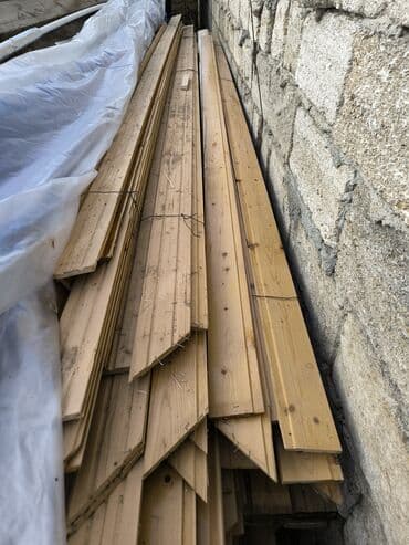 Tikinti daşları: Ağac astarlıq (vagonka) lövhələr - Material: təbii iynəyarpaqlı ağac — 1