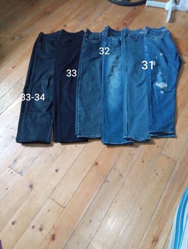 qaqa şalvarı: Hamısı bir yerdə 30m əla vəziyyətdədir Kişi cins şalvarları – — 1