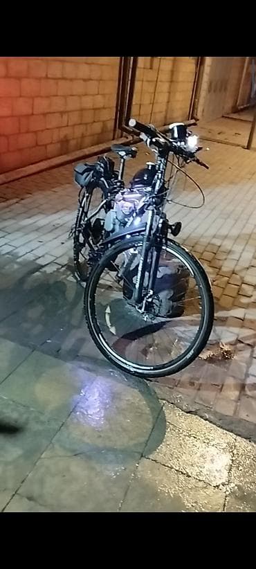 Benzin mühərrikli velosiped - Çərçivə: dağ/trekking tipli yüngül