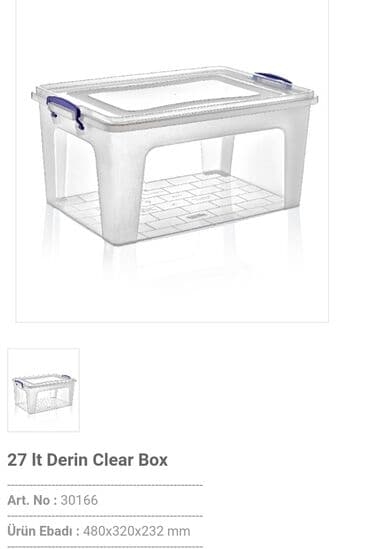 Saxlama qabı 2aznden bashlayan giymetler Müxtelif ölchülü,müxtelif