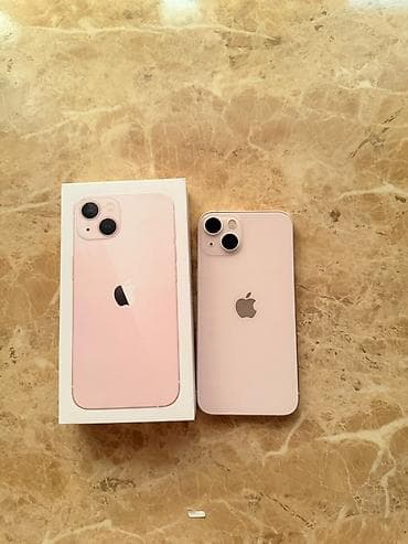macbook 13 inch: IPhone 13, 128 GB, Çəhrayı, Simsiz şarj, Face ID — 1