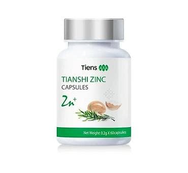 Tiens Tianshi Zinc kapsulları - Məhsul növü: Sink tərkibli qida