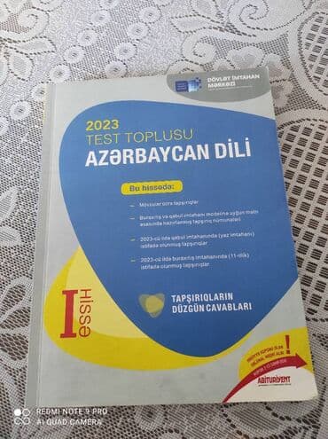 natiq vahidov azerbaycan dili 11 ci sinif pdf: Test toplusu — 1