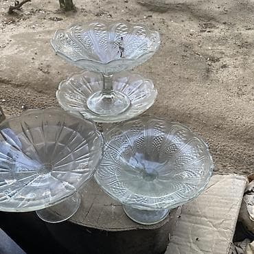 tort instagram: Tort və şiriniyyat qabı, rəng - Ağ, Şüşə — 1