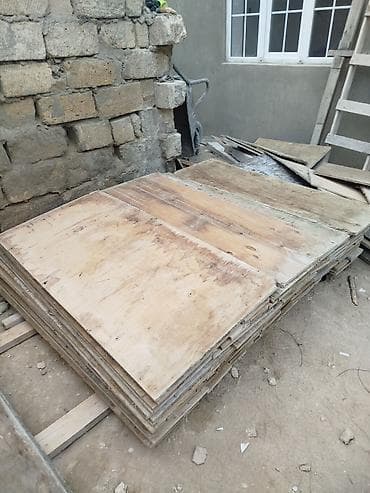 Uzunluğu 1.52 eni 30/40/50/60/70 qalınlığı 12mm 18 mm bir dəfə