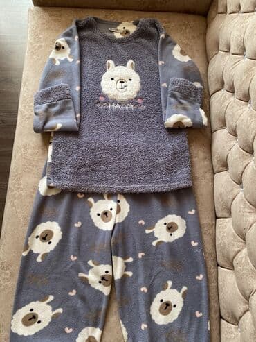 Uşaqlar üçün digər mallar: Uşaqlar üçün pijama dəsti - Model: 2 hissəli pijama – uzunqol köynək — 1