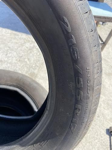 teker 18: İşlənmiş Şin Pirelli 215 / 55 / R 17 — 6