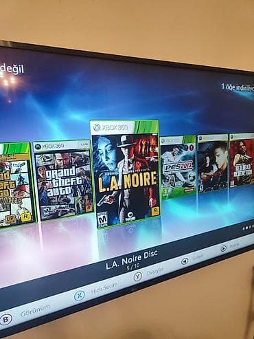 mafia definitive edition: Xbox 360 oyun konsolu seti - Model: Xbox 360 (qara korpus) - Qoşulma — 4