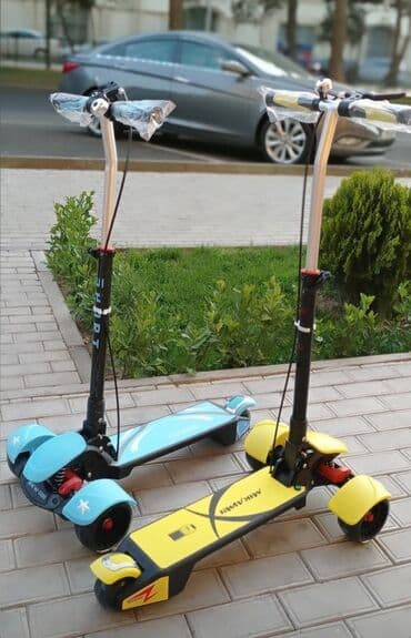 uşaq üçün samakat: Samokat, Scooter, Skuter,Samakat🛴 🔹Tormuzlu 🔹 Musiqili🎶 🔸️ Ölkə daxili — 1