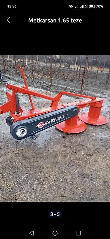 mtz 82 turbo: Metkarsan MK-165 standart tamburlu çayır biçən maşın -TAM ARGİNALDI — 2