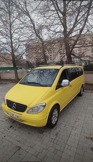 Mercedes-Benz Vito (sarı rəng, uzun baza) mikroavtobus Xüsusiyyətlər