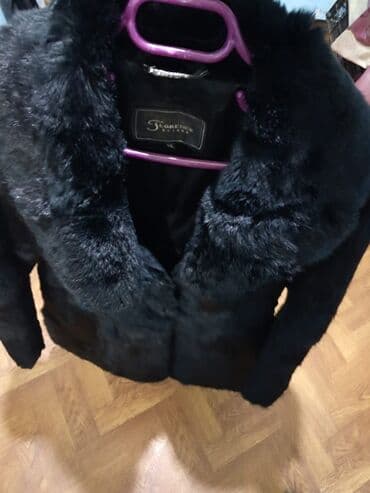 женские шубы из чернобурки: Шуба, 2XL, цвет - Черный — 1