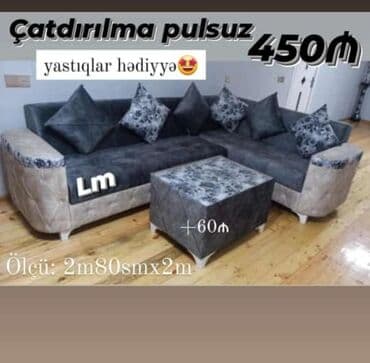 qupka: Künc divan, Yeni, Açılmayan, Bazasız, Ünvana pulsuz çatdırılma — 2