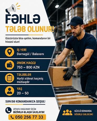 İstehsalat sahəsində aidiyyatı işləri həyata keçirmək; Yükləri lalafo.az -da İstehsalat sahəsində aidiyyatı işləri həyata keçirmək; Yükləri