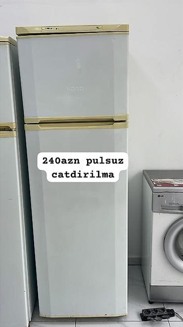 2 qapılı Nord Soyuducu Satılır, rəng - Ağ