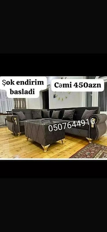 ikili carpayi: Künc divan, Yeni, Açılan, Bazalı, Parça, Şəhərdaxili pulsuz çatdırılma — 5