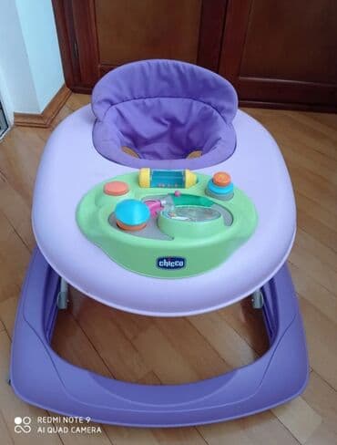 Столы для кормления: Chicco uşaq yürüteci - Rəng: bənövşəyi/lilac çərçivə və oturacaq — 1