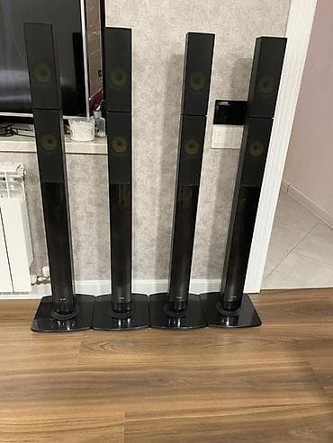 LG ev kinoteatrı – 5.1 kanal qüllə akustik sistemi və Blu-ray/3D media